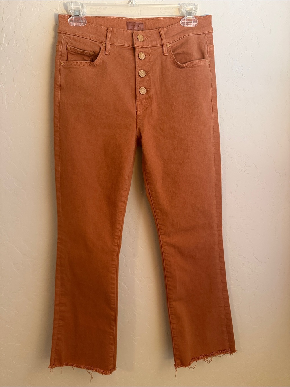 MOTHER The Pixie Insider Ankle Fray Jeans in Play Date